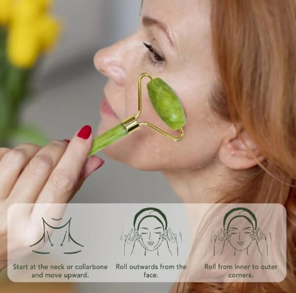 WhatsApp Image 2026-07-05 at 7.28.38 PM (1) FLFWLASS Contour Jade Roller & Gua Sha Set | Natural Skincare