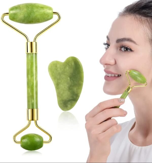 WhatsApp Image 2026-07-05 at 7.28.39 PM FLFWLASS Contour Jade Roller & Gua Sha Set | Natural Skincare